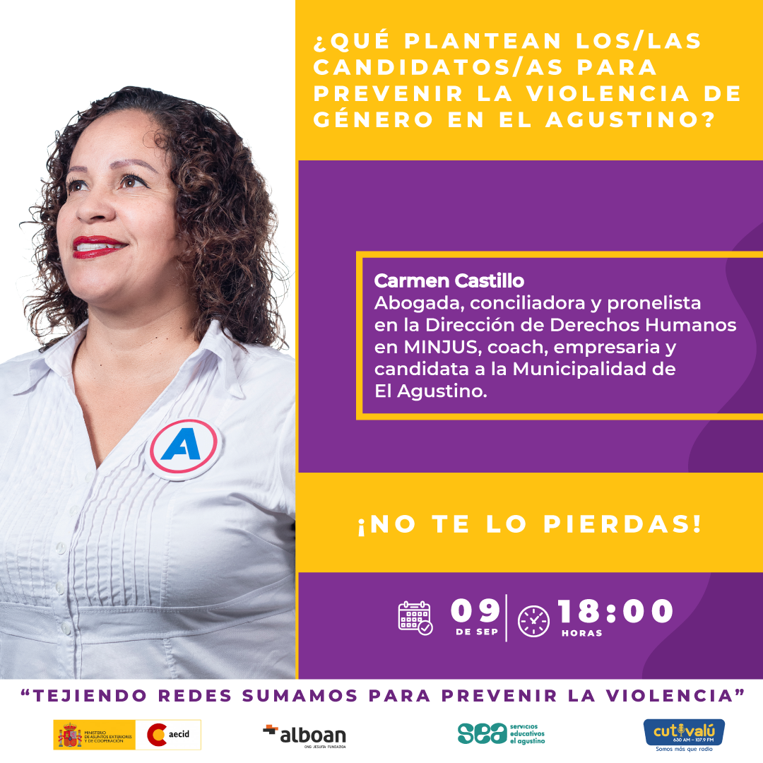 ¿Qué plantean los/las candidatos/as para prevenir la violencia de género en El Agustino?